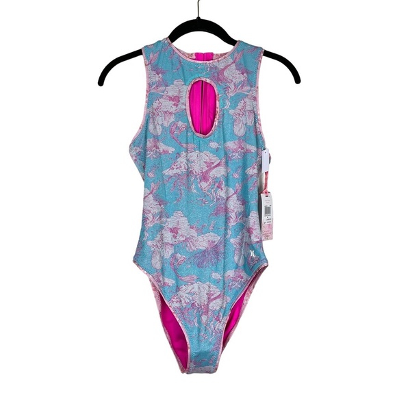 LOVESHACKFANCY X HURLEY - UNDER THE SEA MODERATE ONE PIECE M - Picture 4 of 9